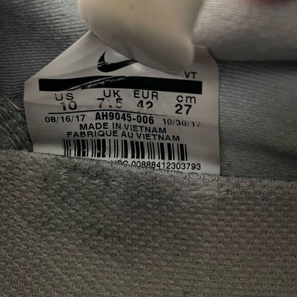 Nike Air Vapormax CS Wolf Gray/Silver Trainers Women’s Sz 10 (AH9045-006) - Picture 15 of 15